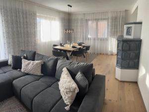 Posezení v ubytování Ferienwohnung Dahoam