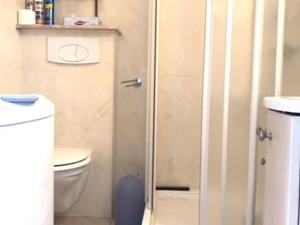 Koupelna v ubytování Appartement cosy avec climatisation, WIFI à 5 min des Thermes - Animaux admis - FR-1-503-26