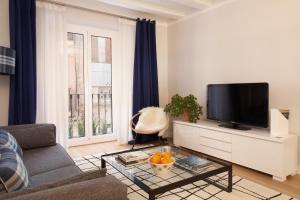 TV a/nebo společenská místnost v ubytování Click&Flat Stylish Torrijos
