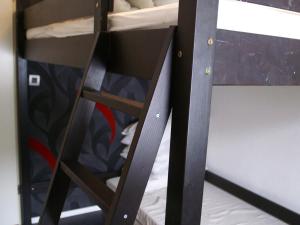 a bunk bed with a ladder in a room at Appartement Les Adrets-Prapoutel, 2 pièces, 5 personnes - FR-1-557-52 in Les Adrets