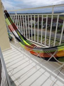 Ein Balkon oder eine Terrasse in der Unterkunft Apartamento para temporada