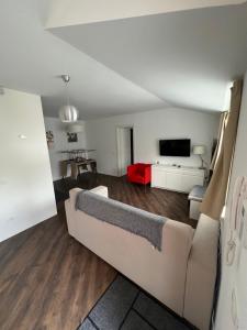 Posezení v ubytování Erkel Rooftop Suites