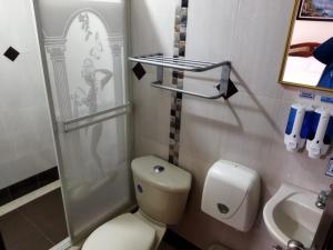Koupelna v ubytování HOTEL VELANEZ SUITE Riobamba
