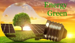 a group of solar panels and a camera with the words energy green at B&B Le Mansarde in Pescara