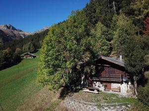 a house on a hill with a tree growing on it at Chalet Arêches-Beaufort, 4 pièces, 6 personnes - FR-1-342-158 in Beaufort