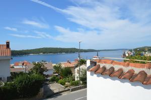 a view of a river from a building at Apartments Milanović in Mali Lošinj