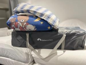 Posteľ alebo postele v izbe v ubytovaní Saint-Gilles-Croix-de-Vie, Charmant appartement 4pers 'O MERCADO'