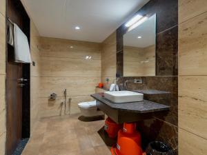 Koupelna v ubytování Golden Leaf Resort