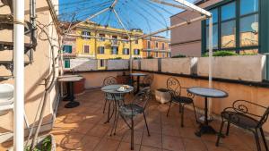 A balcony or terrace at Hotel Center 1