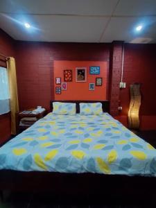 Cama o camas de una habitación en Rim Than View Resort
