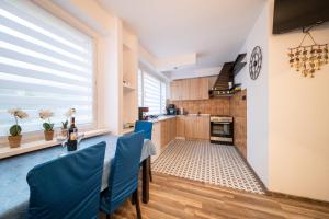 Kuchyňa alebo kuchynka v ubytovaní Art Apartament 2 Ustrzyki Dolne