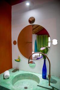 Ένα μπάνιο στο Hotel Pochote Mazunte