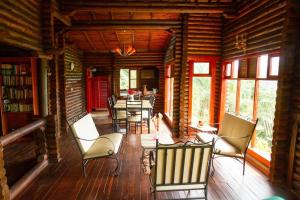 Posezení v ubytování Eco Cabañas San Lorenzo