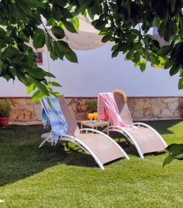 Vonkajšia záhrada v ubytovaní Casa Rural VILLAMADA