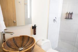 حمام في Mythical Hotel Boutique