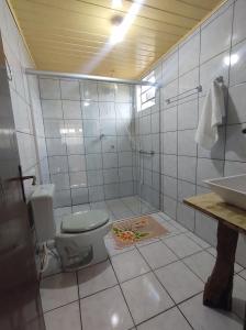 Een badkamer bij Pousada Rural Capão das Vertentes