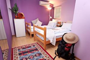 Postel nebo postele na pokoji v ubytování Hostel Bed&Coffee 360°