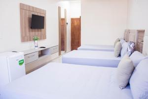 Lova arba lovos apgyvendinimo įstaigoje Liebling Hotel Ciudad del Este