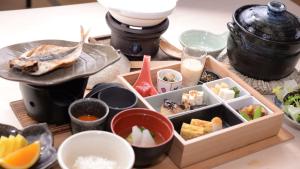 Matur á eða í nágrenni ryokan-hótelanna