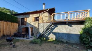 Bygningen som feriehuset ligger i