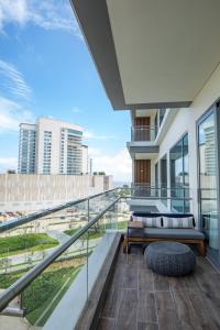 Balkón nebo terasa v ubytování Hoiana Residences