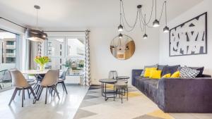 Posedenie v ubytovaní Apartament Grey 10 C Perłowa Przystań - Holiday City