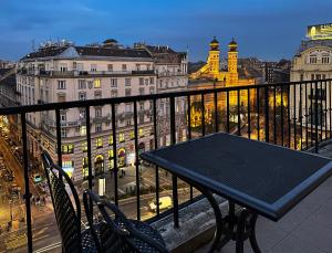 A general view of Budapest or a view of the city taken from Az apartmant