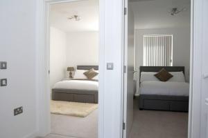 Postel nebo postele na pokoji v ubytování East Central London - Sleeps 6 - Pet Friendly