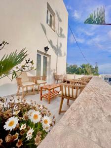 Balkón nebo terasa v ubytování Nikos Hotel