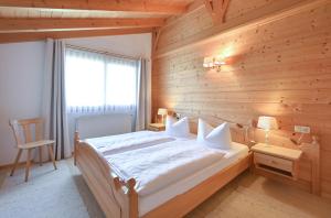 Postel nebo postele na pokoji v ubytování Landhaus Grobert