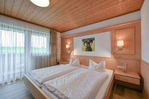 Postel nebo postele na pokoji v ubytování Landhaus Grobert