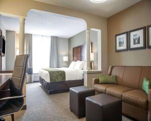 Posezení v ubytování Comfort Suites West Warwick - Providence