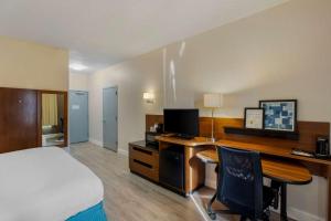 TV a/nebo společenská místnost v ubytování Comfort Inn & Suites Mt Laurel-Philadelphia