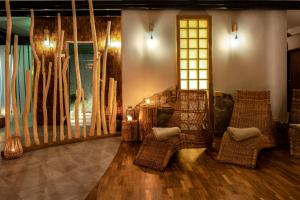 Posedenie v ubytovaní Wellness Hotel Gendorf