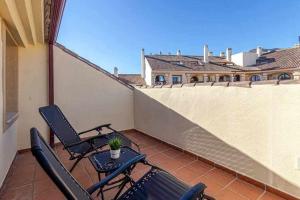 Balkón nebo terasa v ubytování 797 Holiday Rentals -Lujoso Atico duplex en el centro de Benalmadena