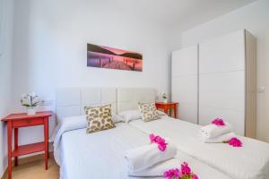Postel nebo postele na pokoji v ubytování Ideal Property Mallorca - Bosset Platja