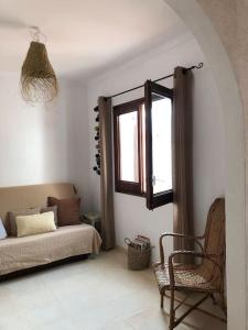 Posezení v ubytování Maison de famille bord de mer La casita blanca