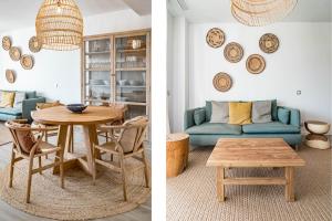 A seating area at LM10BB- Modern ground floor flat in Le Mirage