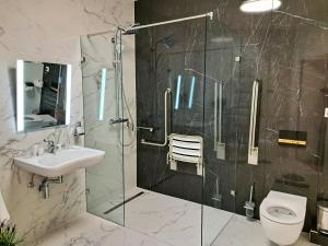 Kúpeľňa v ubytovaní Hotel Domus Collis