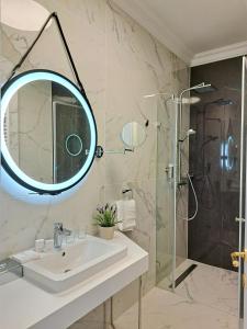 Kúpeľňa v ubytovaní Hotel Domus Collis