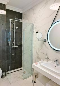 Kúpeľňa v ubytovaní Hotel Domus Collis + 37 fotografií