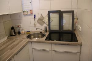 Køkken eller tekøkken på ROD32 Ferienwohnung Schneider