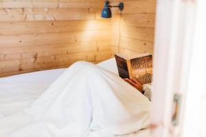 Vuode tai vuoteita majoituspaikassa Gistholmen