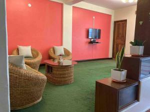 Et tv og/eller underholdning på Crimson Apartment + 5 billeder