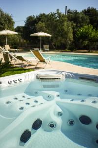 Bazén v ubytování Villa de Lua Boutique Hotel nebo v jeho okolí