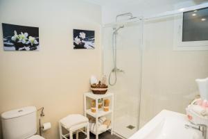Koupelna v ubytování Gallimó Apartaments + 17 fotografií