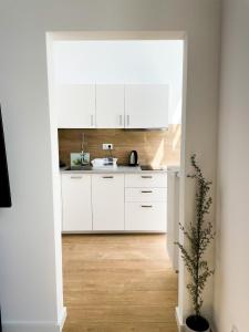 Kuchyňa alebo kuchynka v ubytovaní Absynt Hostel Wrocław