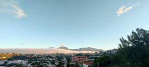 山景或在旅馆看到的山景