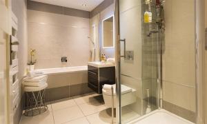 Koupelna v ubytování Hygge at No 8