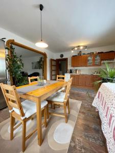Kuchyň nebo kuchyňský kout v ubytování Krásný apartmán v bráně Lužických hor